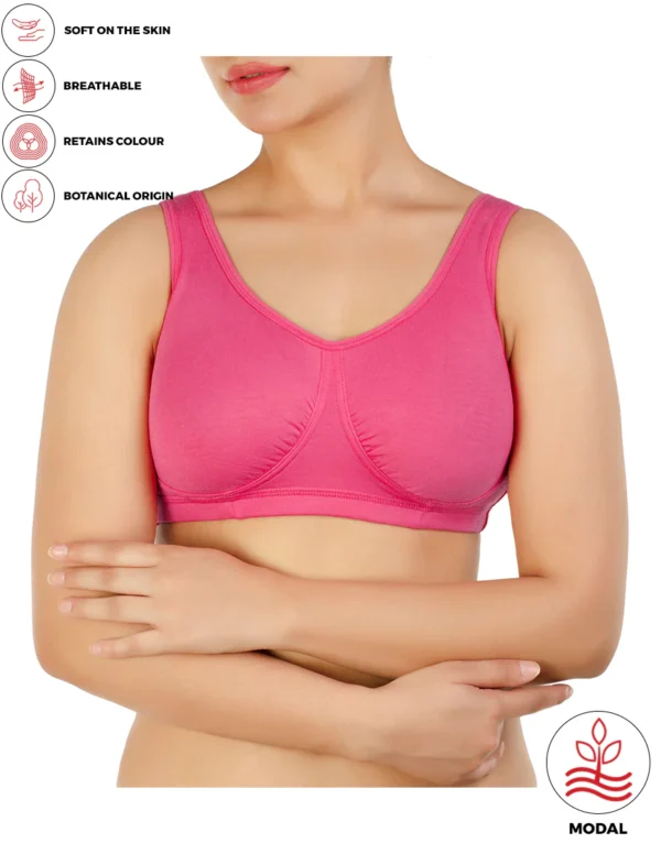 IFG-DOUBLE LAYERED MATERNITY / SLEEP BRA-GEORGIA PEACH